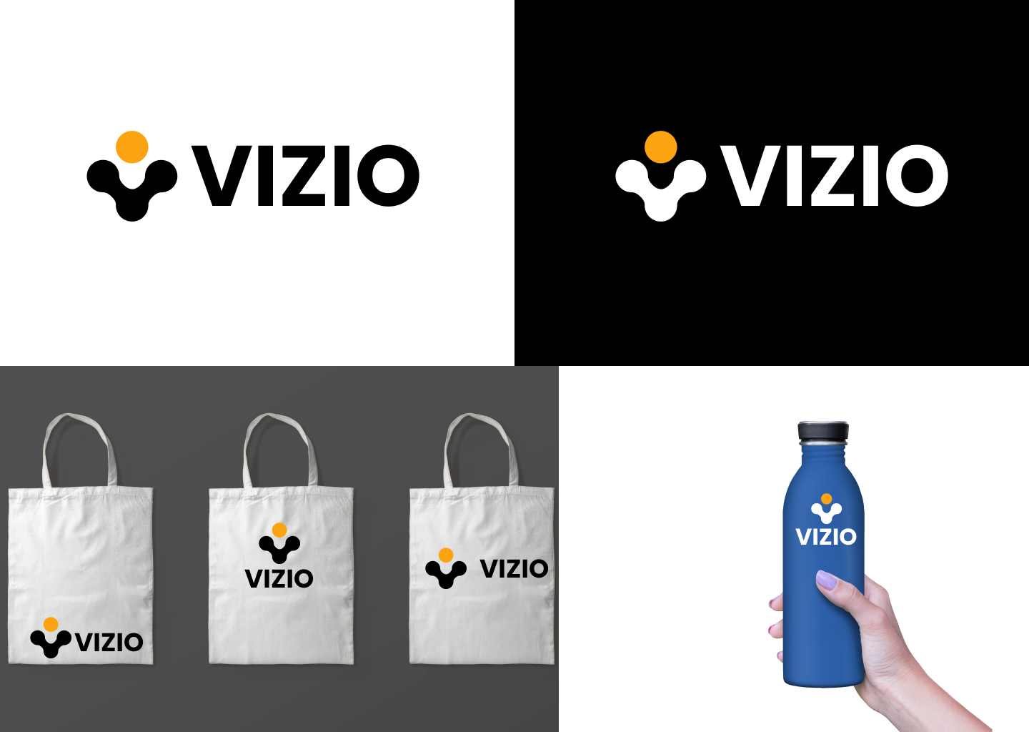 logo and branding design for vizio